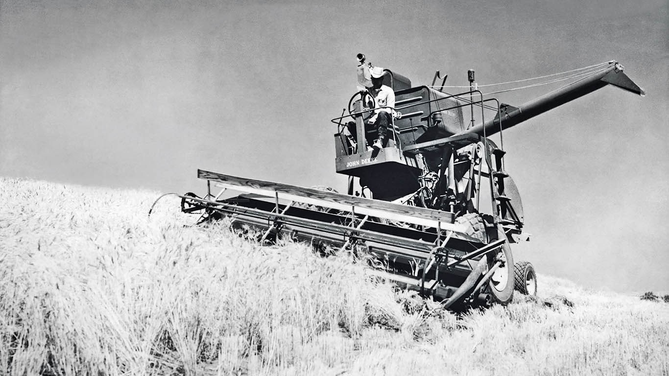 1954 Kombajn do pracy na zboczu