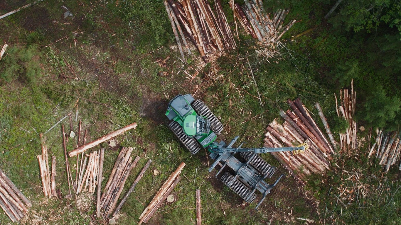 Kabina obrotowa i samopoziomująca John Deere