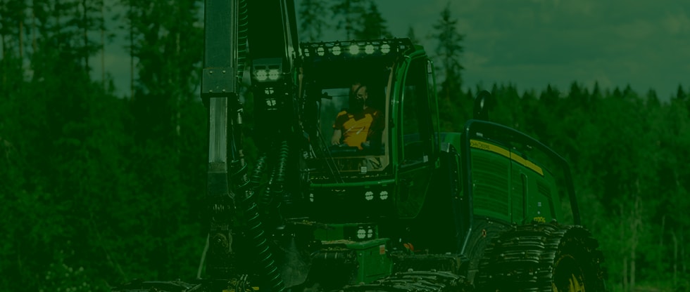 John Deere forest machine