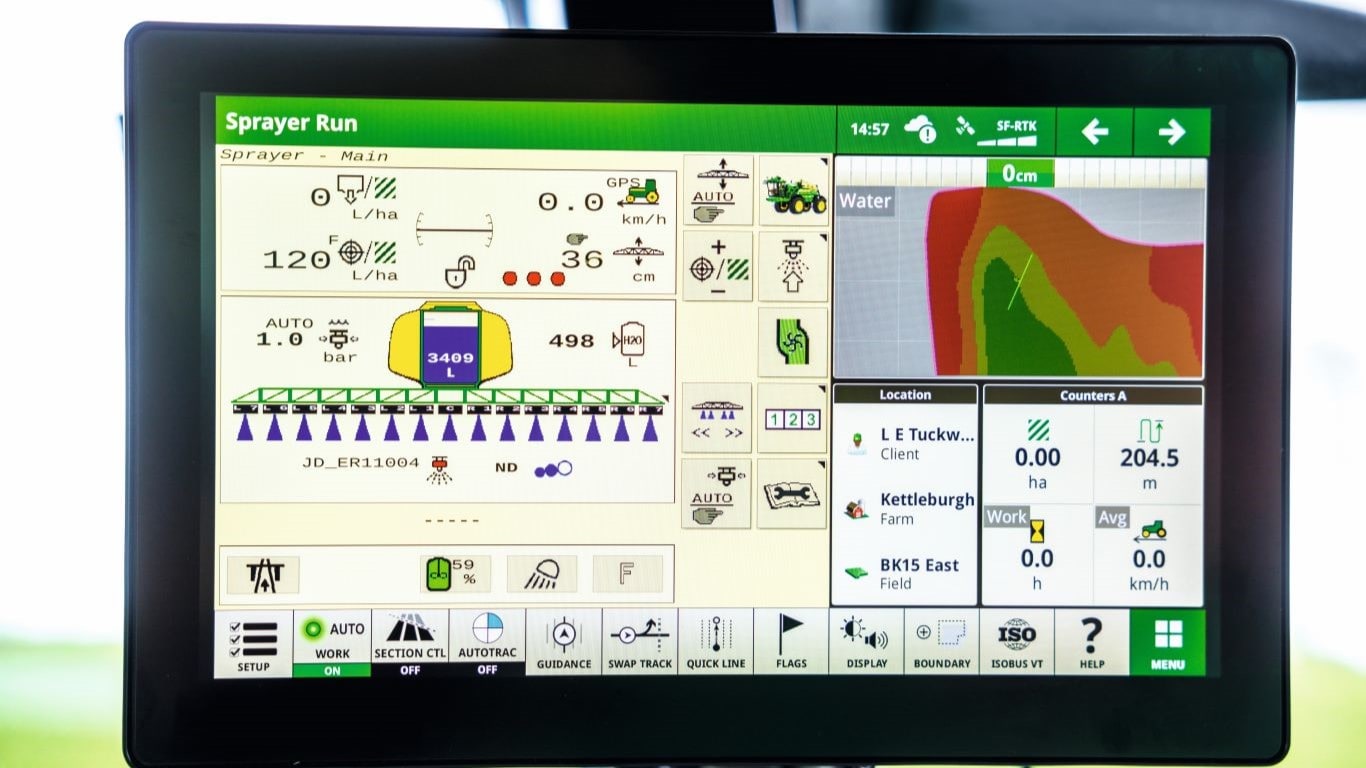 5G Display mit Operation Center an