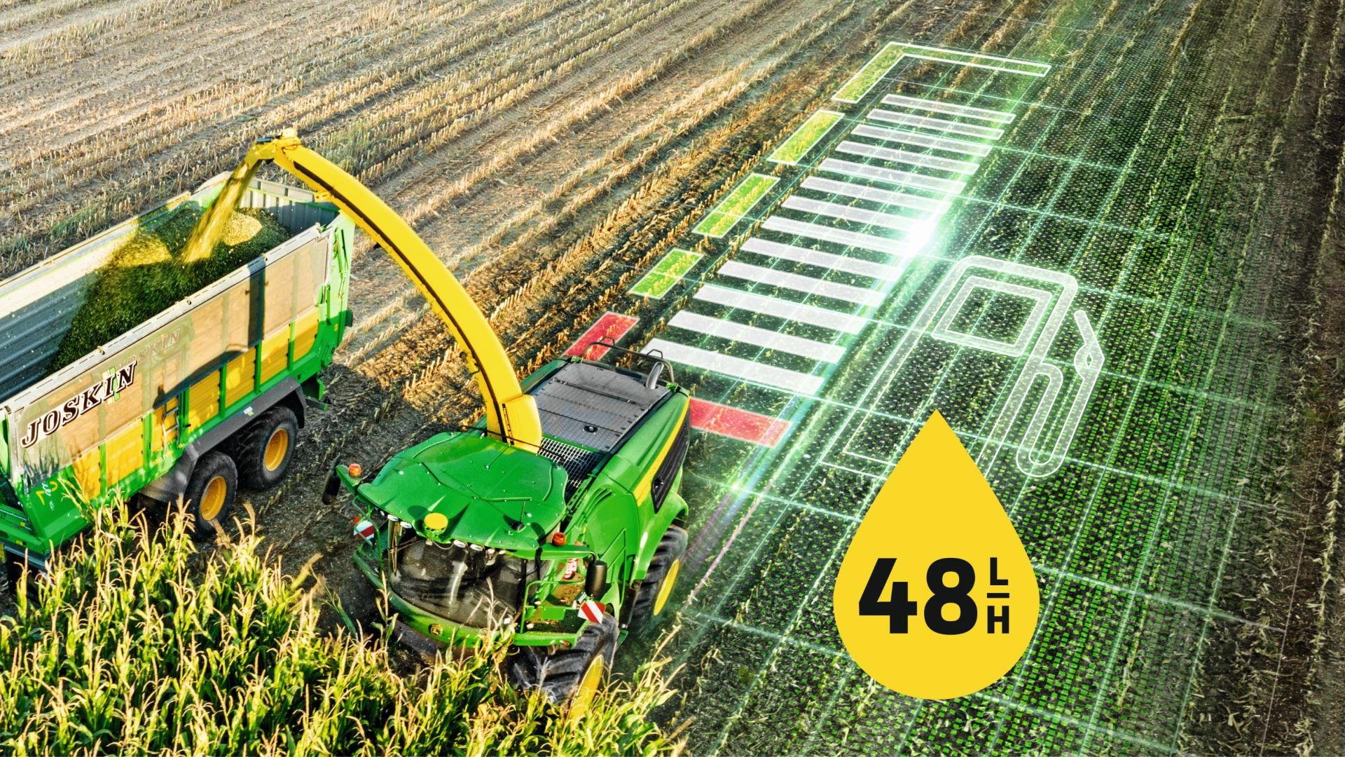 John Deere wprowadza program gwarantowanego poziomu spalania dla sieczkarni polowych 8600
