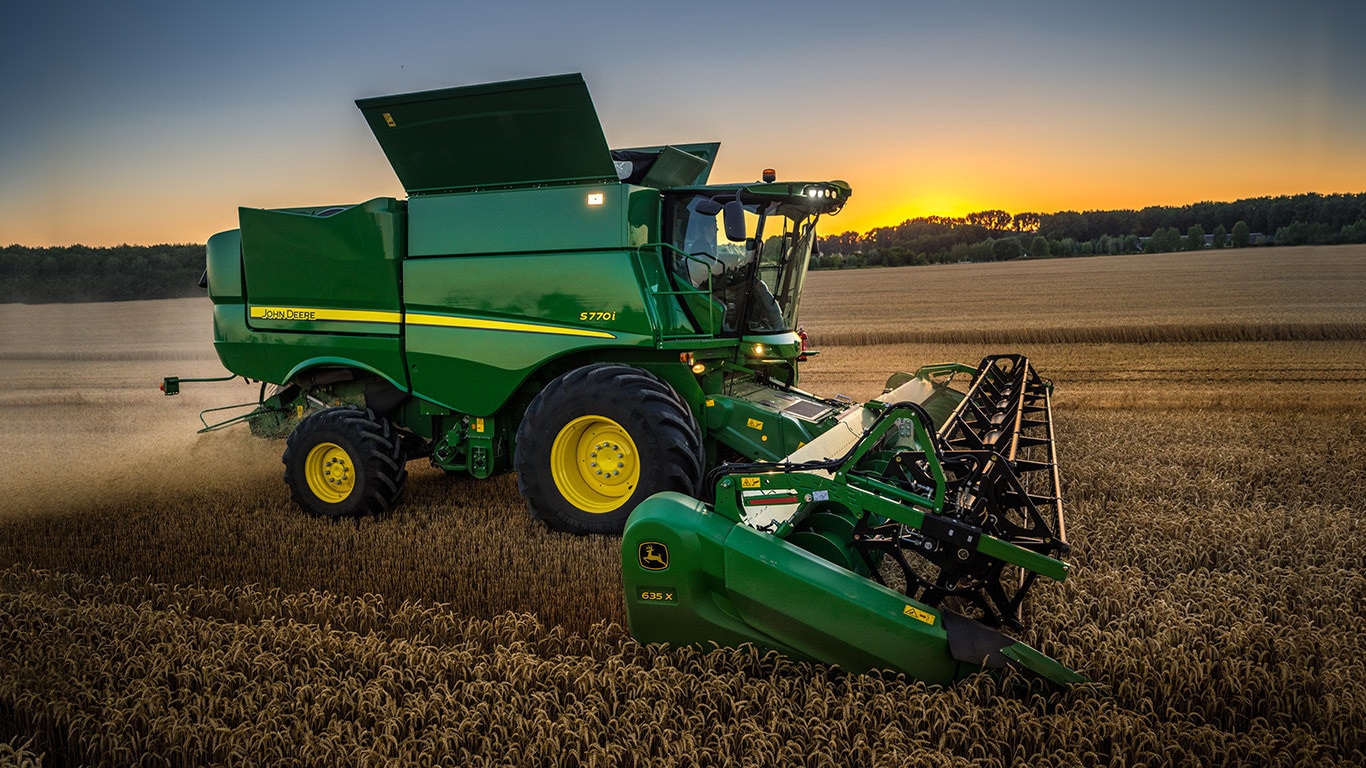 Kombajny John Deere Pl