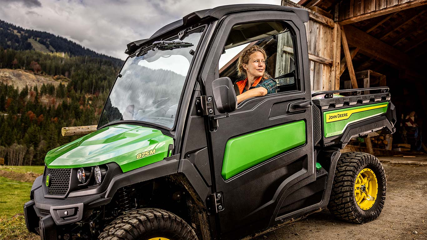 Pojazdy użytkowe Gator, XUV865M, nowoczesna kabina