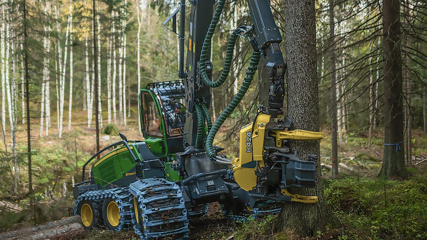 John Deere H424 głowica