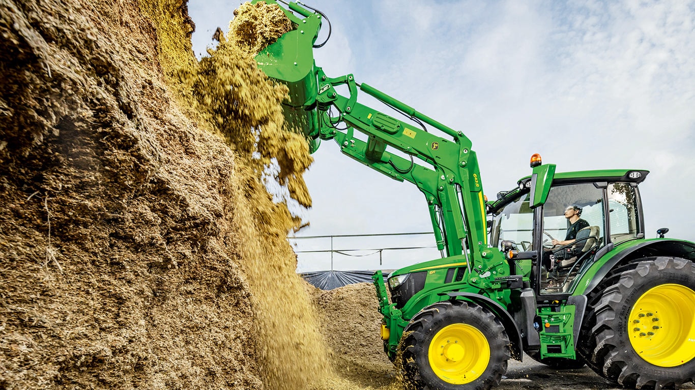 Zmaksymalizuj wydajność w ciągu dnia z ładowaczami czołowymi John Deere